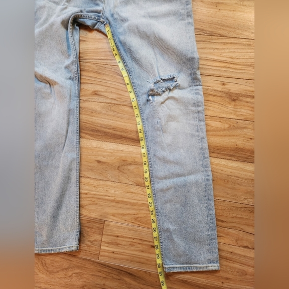 Allsaints Cigarette Jeans Stretch Slim Skinny Distressed Mens Size W33 - Picture 9 of 9